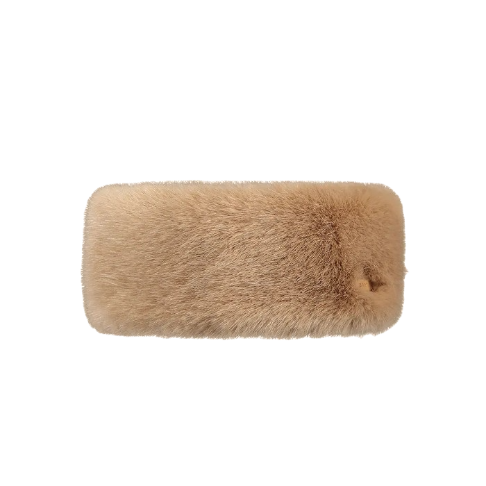 BARTS FUR HOOFDBAND LIGHT BROWN