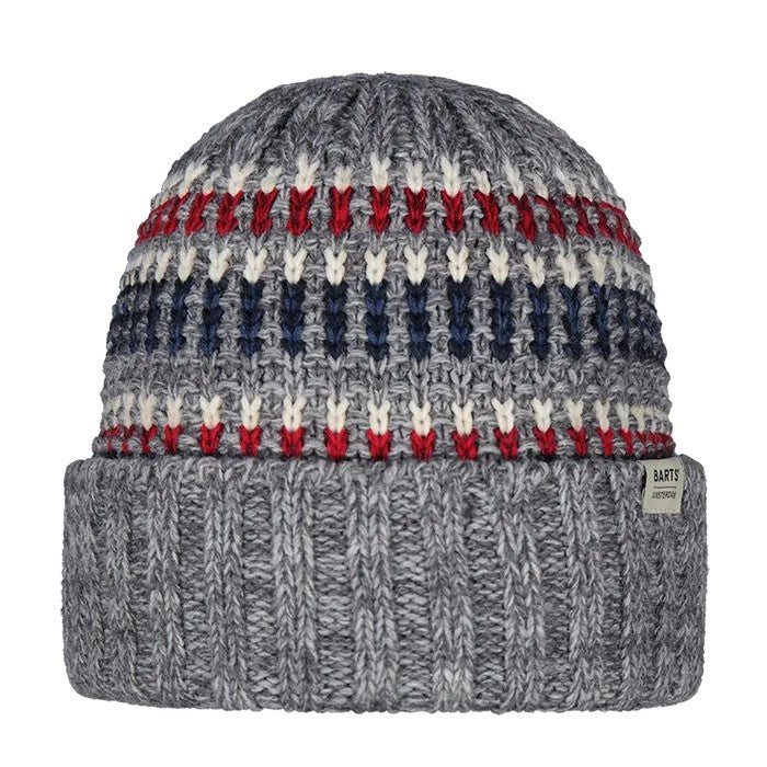 BARTS TRAVVIS BEANIE HEATHER GREY