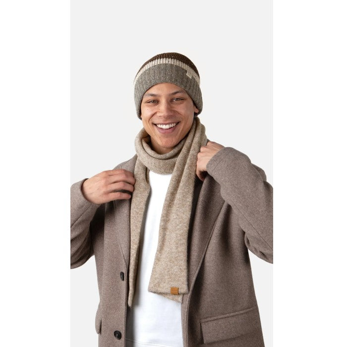 BARTS WILLIAN SCARF - LIGHT BROWN