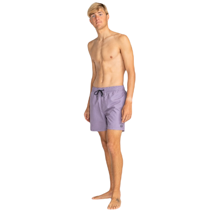 BILLABONG ALL DAY LAYBACK 16" BOARDSHORT - GREY VIOLET