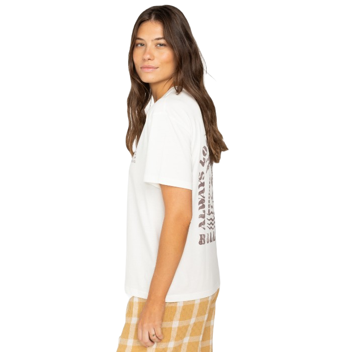 BILLABONG ALWAYS LOOKING T-SHIRT SALT CRYSTAL