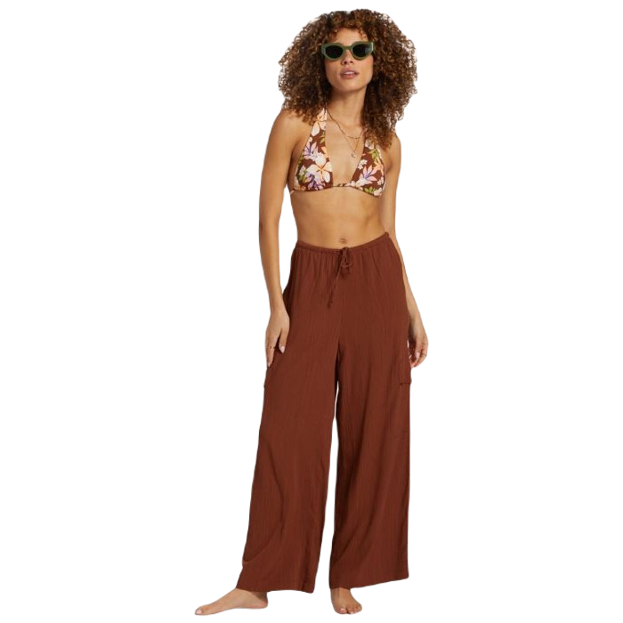 BILLABONG BEACH BABE CARGO PANTS - TOASTED COCONUT 