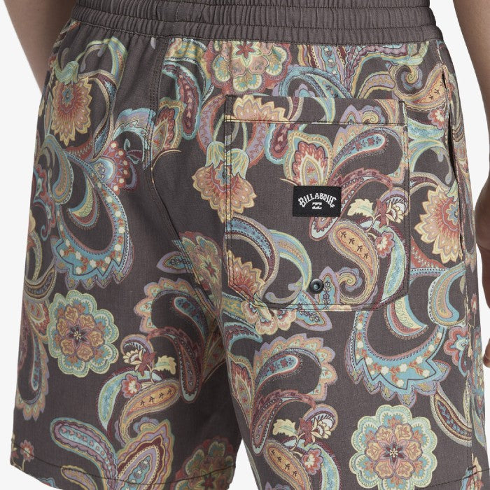 BILLABONG GOOD TIMES LAYBACK BOARDSHORT - DEEP PLUM