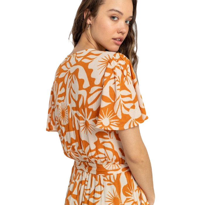 BILLABONG I FEEL LOVE JUMPSUIT - DRIED MANGO