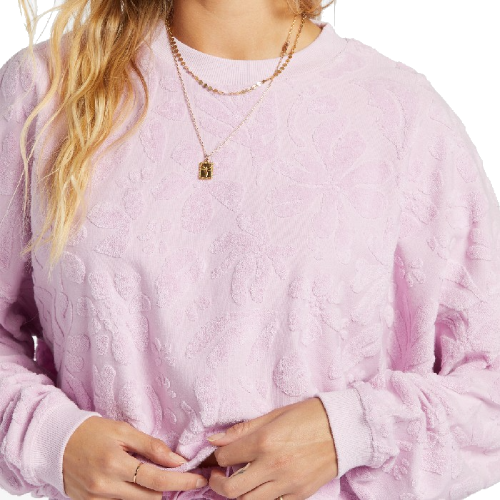 BILLABONG LOOSEN UP SWEATER - LILAC SMOKE