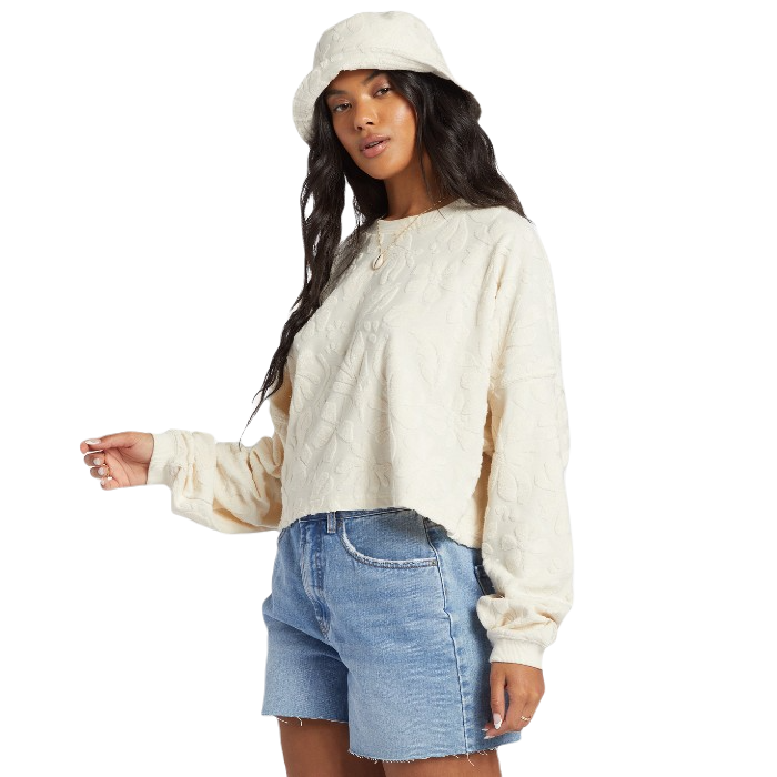 BILLABONG LOOSEN UP SWEATER - WHITECAP