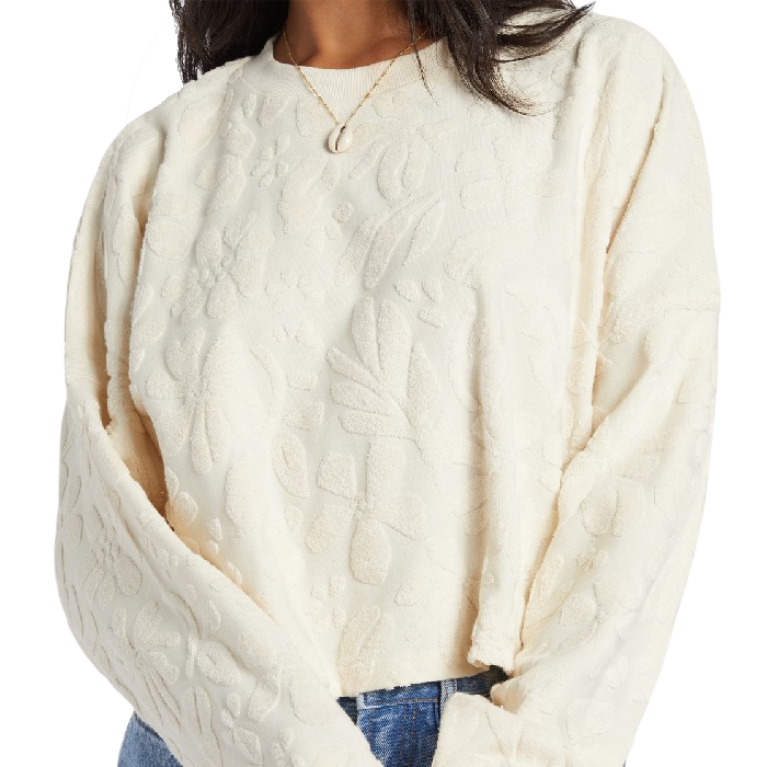 BILLABONG LOOSEN UP SWEATER - WHITECAP