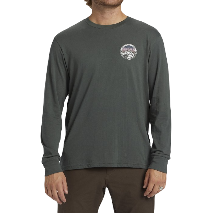 BILLABONG ROCKIES LONG SLEEVE T-SHIRT SLATE GREEN