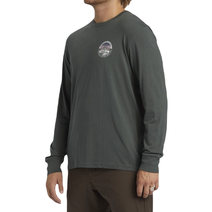 BILLABONG ROCKIES LONG SLEEVE T-SHIRT SLATE GREEN