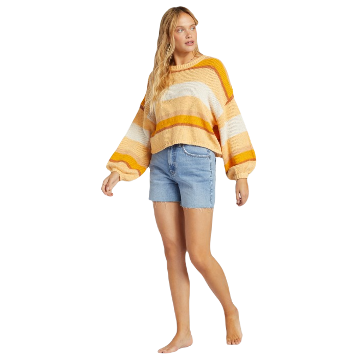 BILLABONG SOL TIME SWEATER - CITRUS GLOW 