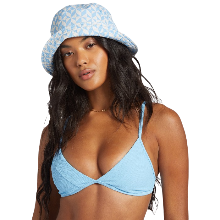 BILLABONG SUNRAYS CHARLIE FIXED TRIANGLE BIKINI TOP - BLUE DREAM 