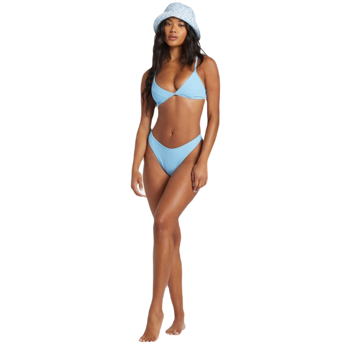 BILLABONG SUNRAYS CHARLIE FIXED TRIANGLE BIKINI TOP - BLUE DREAM 