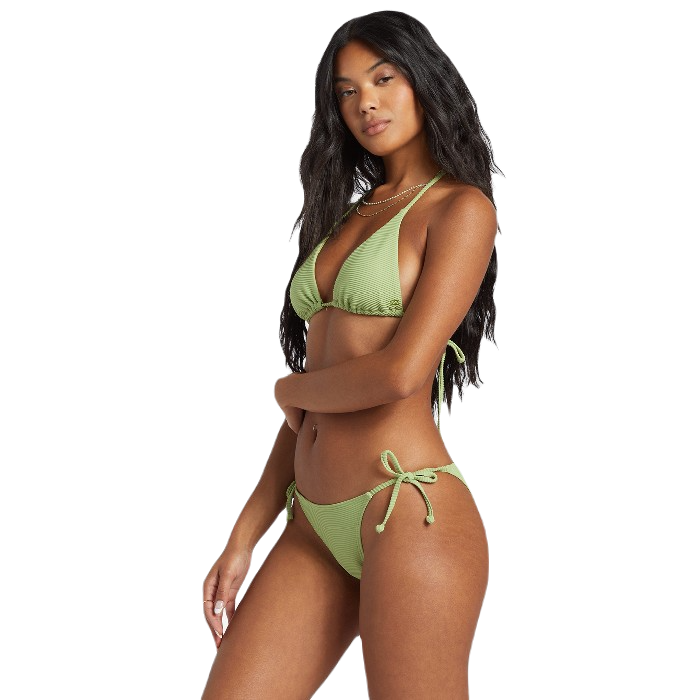 BILLABONG TANLINES TROPIC BIKINI BOTTOM - PALM GREEN