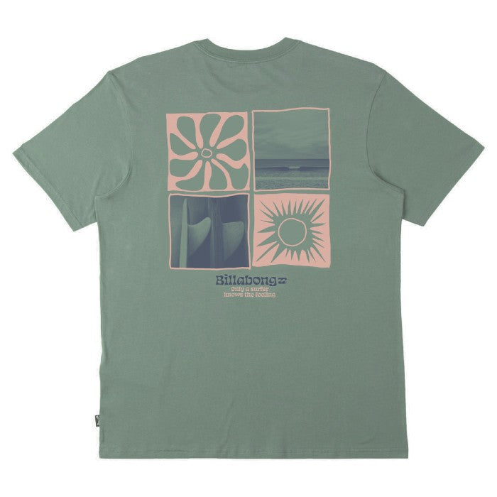 BILLABONG TWIN FINS T-SHIRT SAGE