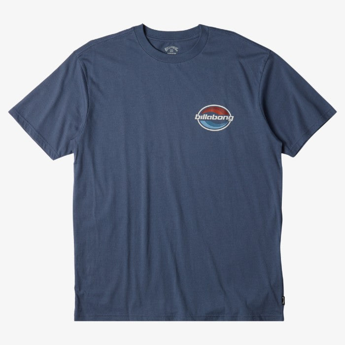 BILLABONG WALLED T-SHIRT SLATE BLUE