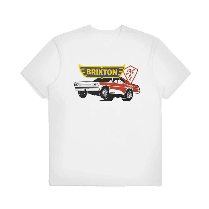 BRIXTON BARONA SHORT SLEEVE T-SHIRT TAILORED - WHITE The Old Man Boardsports Brixton