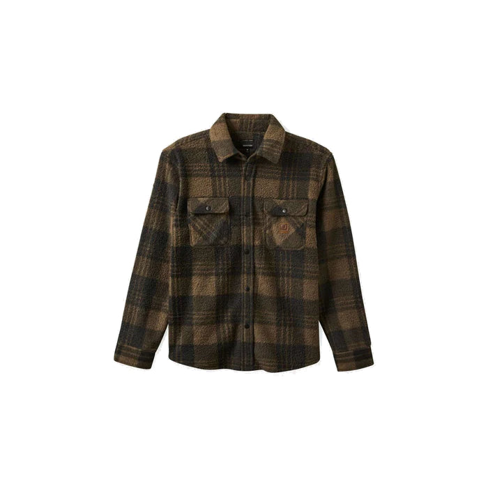 BRIXTON BOWERY ARCTIC STRETCH L/S OVERHEMD BURRO BROWN/BLACK PLAID