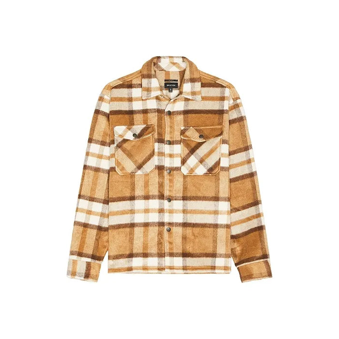 BRIXTON SELDEN SOFT BRUSHED FLANNEL OVERHEMD - NATUREL The Old Man Boardsports Brixton