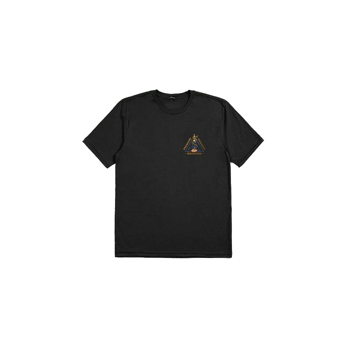 BRIXTON SPARKY SHORT SLEEVE TAILORED T-SHIRT - BLACK The Old Man Boardsports Brixton