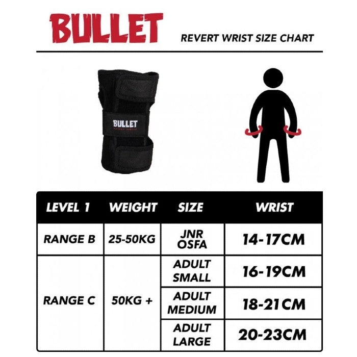 BULLET PADS REVERT POLSBESCHERMING - BLACK