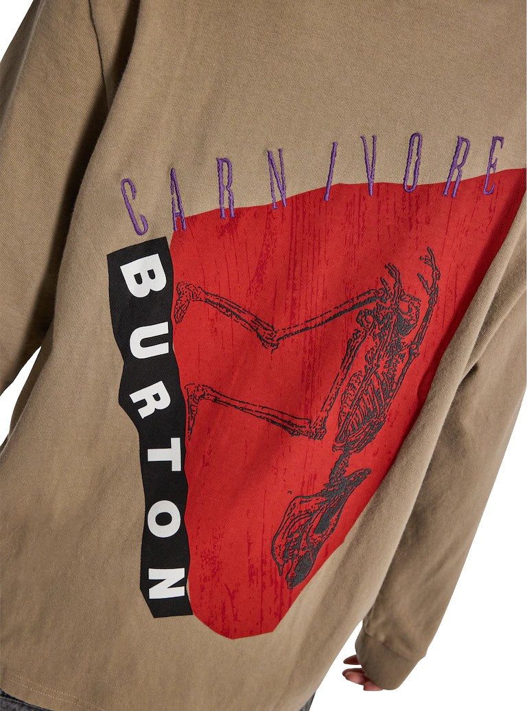 BURTON CARNIVORE LONG SLEEVE T-SHIRT SUMMIT TAUPE