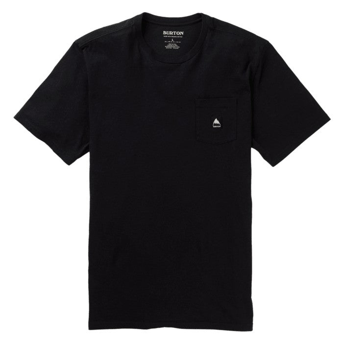 BURTON COLFAX SHORT SLEEVE T-SHIRT TRUE BLACK