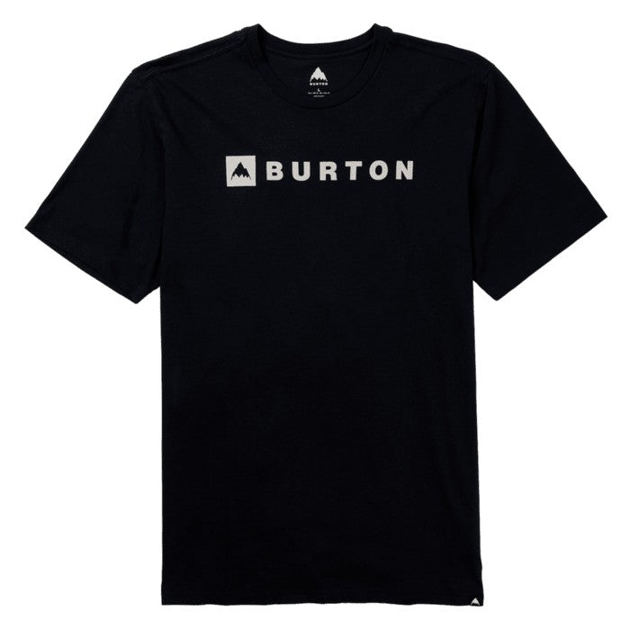 BURTON HORIZONTAL MOUNTAIN SHORT SLEEVE T-SHIRT TRUE BLACK