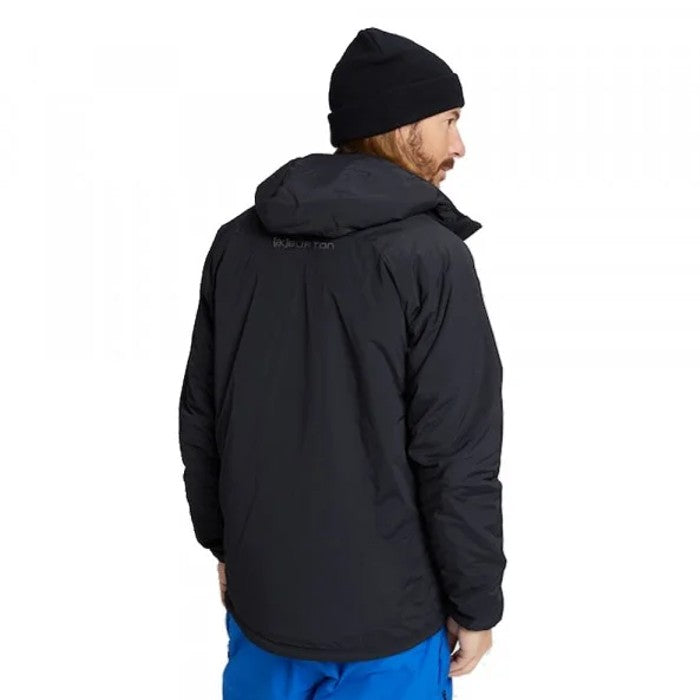 BURTON (AK) HELIUM MENS HOODED STRETCH INSULATED OUTDOOR JAS - TRUE BLACK