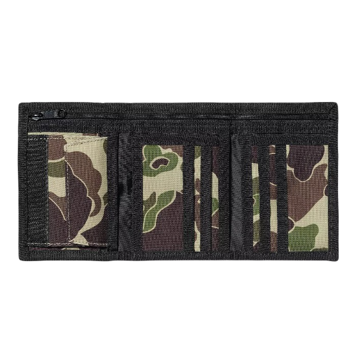 CARHARTT WIP ALEC PORTEMONNEE CAMO DUCK/GREEN