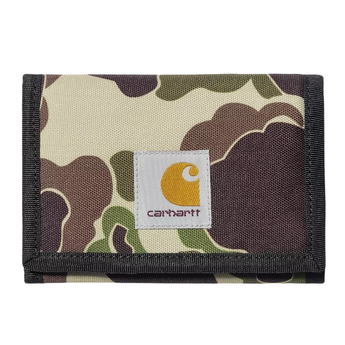 CARHARTT WIP ALEC PORTEMONNEE CAMO DUCK/GREEN