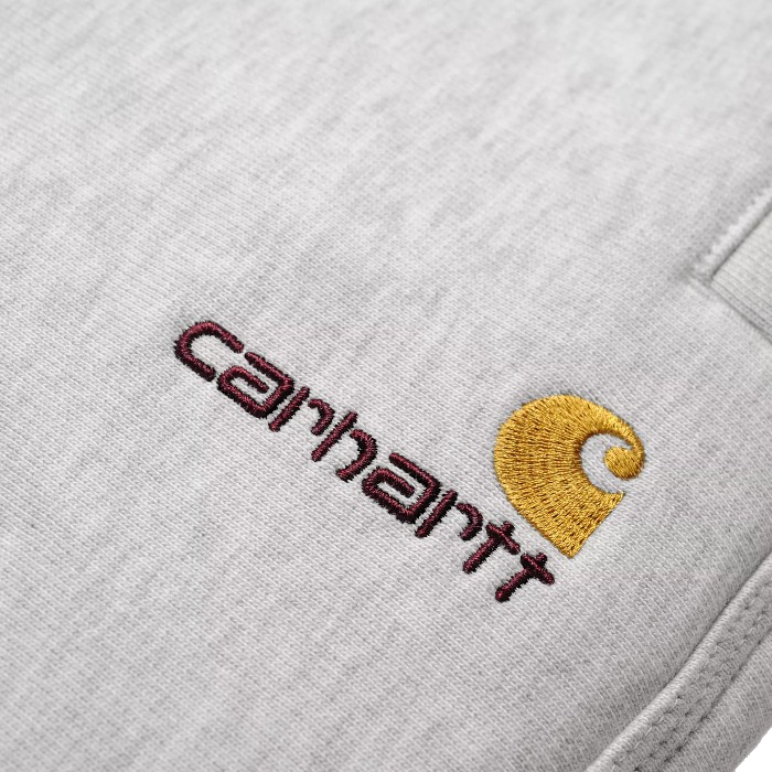 CARHARTT WIP AMERICAN SCRIPT JOGGINGBROEK ASH HEATHER