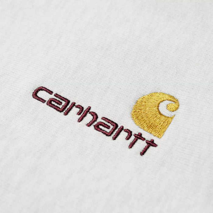 CARHARTT WIP AMERICAN SCRIPT SWEATER ASH HEATHER