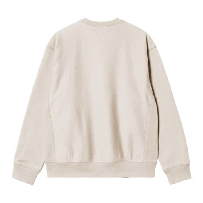 CARHARTT WIP AMERICAN SCRIPT SWEATER MOONBEAM