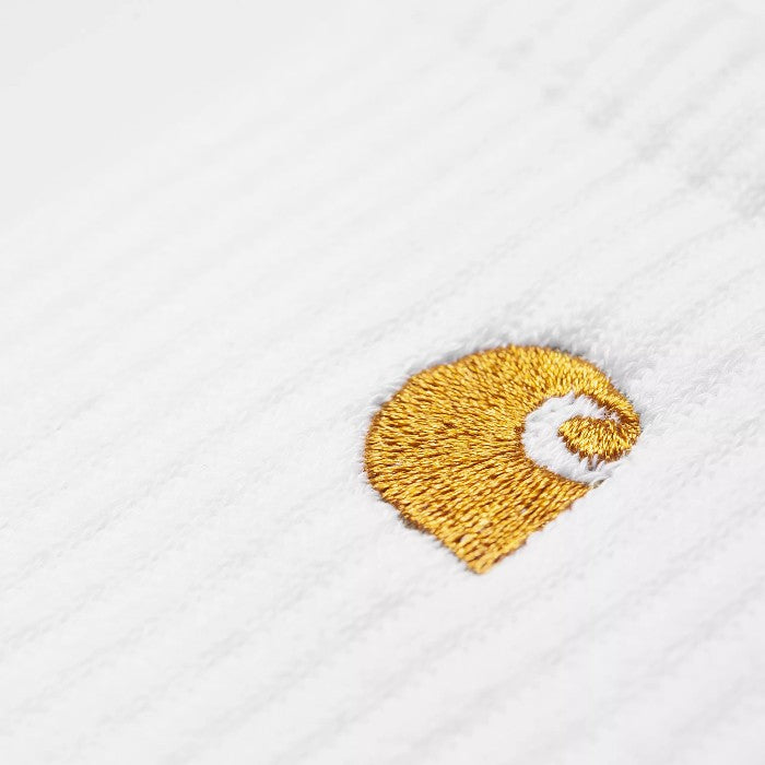 CARHARTT WIP CHASE SOKKEN WHITE/GOLD