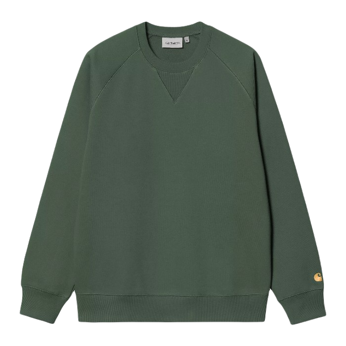 CARHARTT WIP CHASE SWEATER - SYCAMORE TREE GOLD