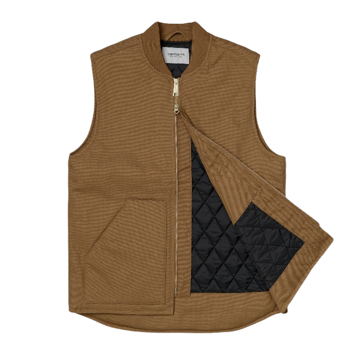 CARHARTT WIP CLASSIC BODYWARMER/VEST HAMILTON BROWN