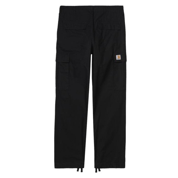 CARHARTT WIP REGULAR CARGO BROEK - BLACK (GARMENT DYED)