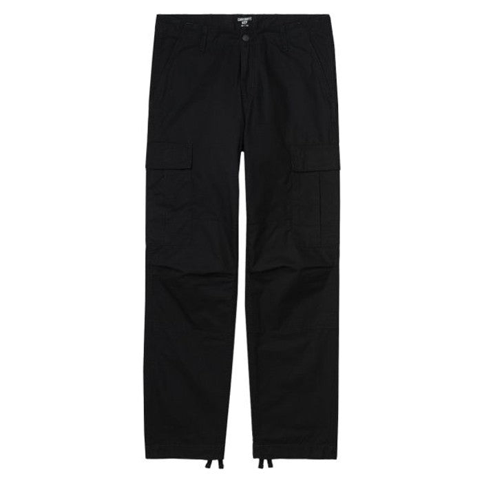 CARHARTT WIP REGULAR CARGO BROEK - BLACK (GARMENT DYED)