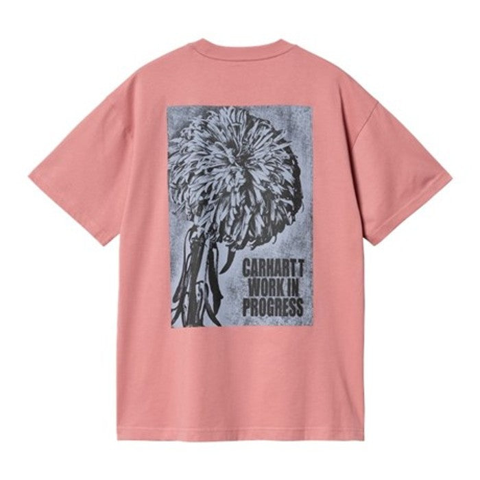 CARHARTT WIP S/S CHRYSANTHEMUM T-SHIRT DUSTY ROSE