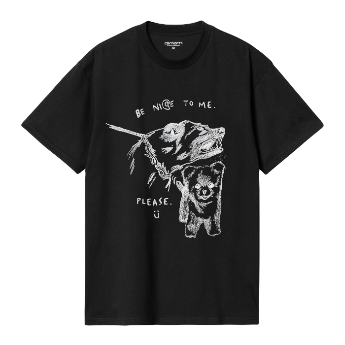 CARHARTT WIP S/S PEPE BE NICE T-SHIRT BLACK/WHITE