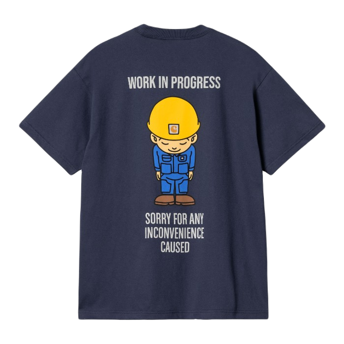 CARHARTT WIP S/S SUMIMASEN T-SHIRT AIR FORCE BLUE