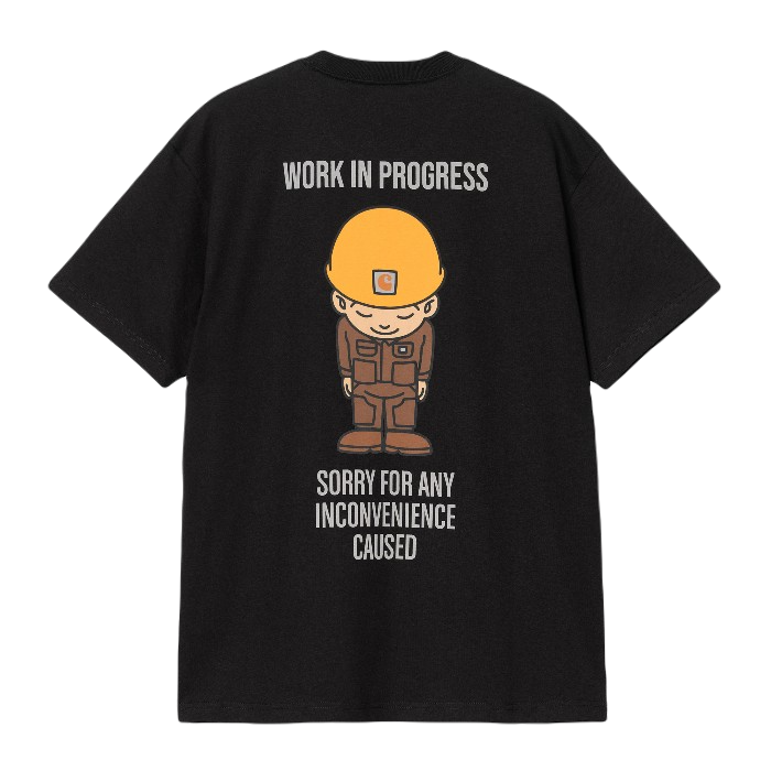 CARHARTT WIP SUMIMASEN T-SHIRT BLACK