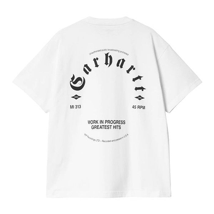 CARHARTT WIP GREATEST HITS SHORT SLEEVE T-SHIRT WHITE/BLACK