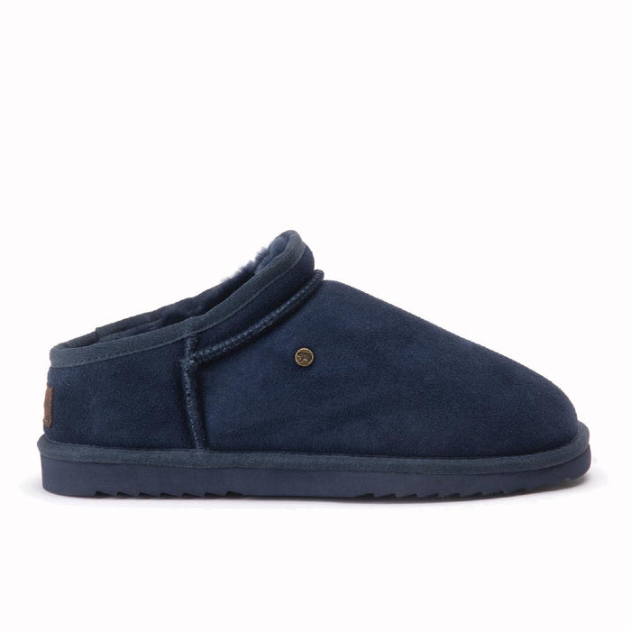 CONNER MEN SUEDE PANTOFFELS DARK NAVY