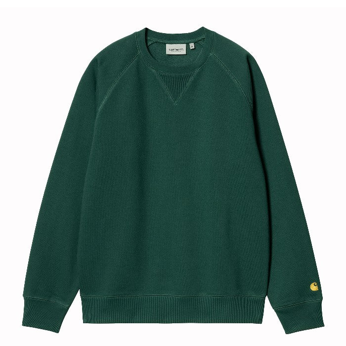 CARHARTT WIP CHASE SWEATER - CHERVIL/GOLD