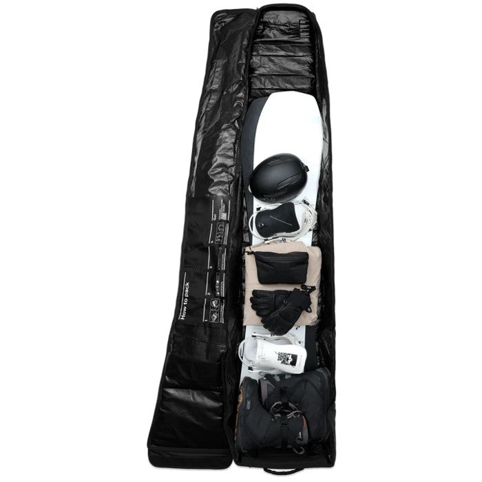 DB SNOW ROLLER PRO SKI/SNOWBOARD TAS 127L BLACK OUT