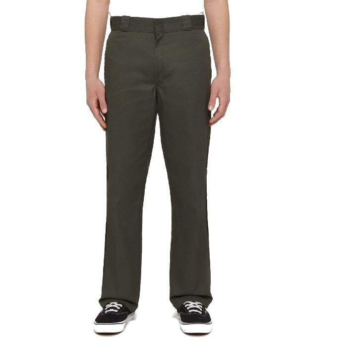 DICKIES 873 SLIM STRAIGHT WORK BROEK REC - OLIVE GREEN