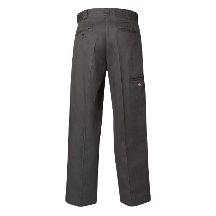 DICKIES DOUBLE KNEE WORK TROUSERS - CHARCOAL GRAY