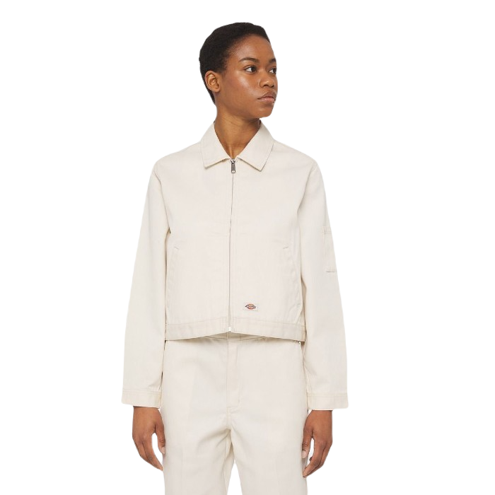 DICKIES UNLINED CROPPED EISENHOWER JAS - WHITE