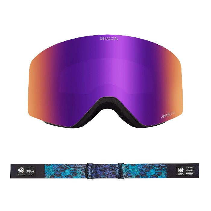 DRAGON R1 OTG WINTERSPORT GOGGLES + BONUS LENS - BLACK PEARL